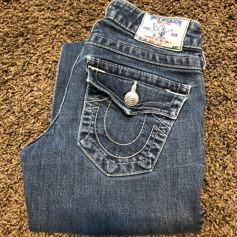True Religion bootcut jeans!
